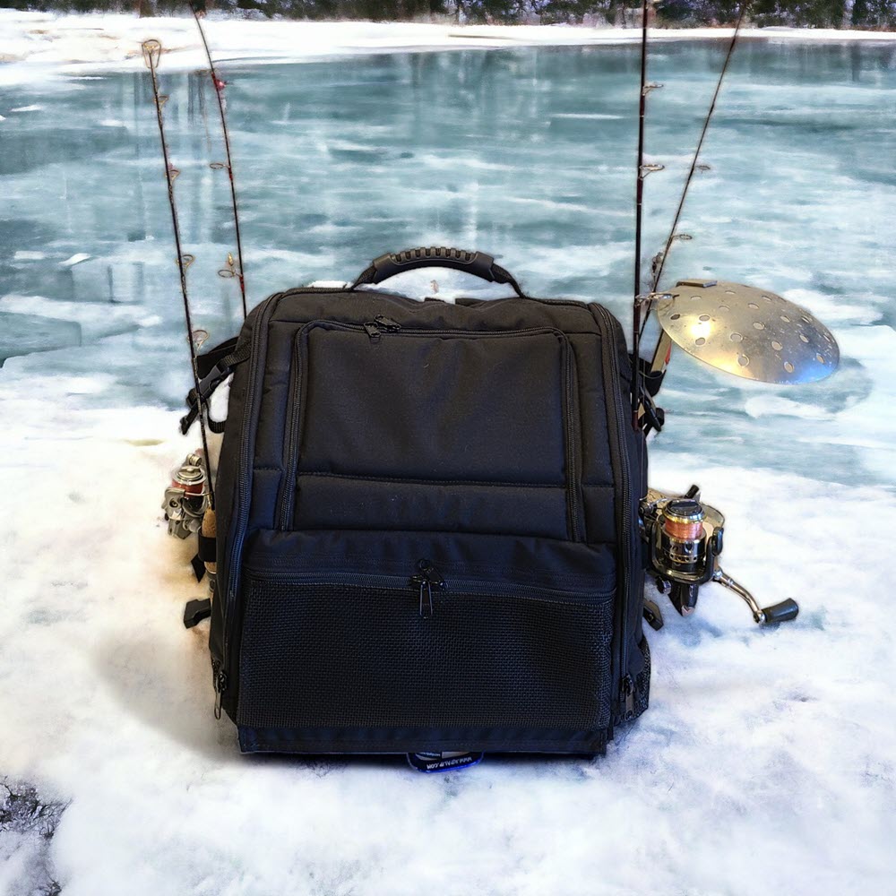Ice fishing backpack